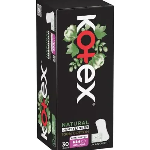 Kotex Liner Normal Natural 30 count